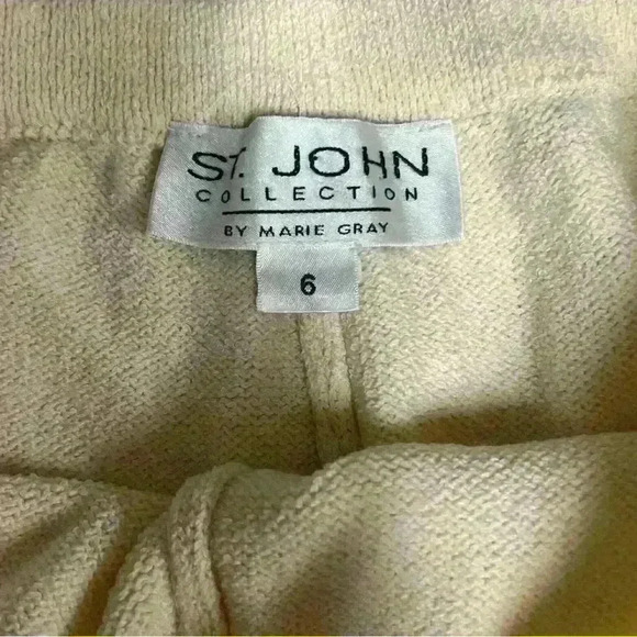 Vintage St. John Knit Pull On Pants Size 6 - Picture 3 of 3